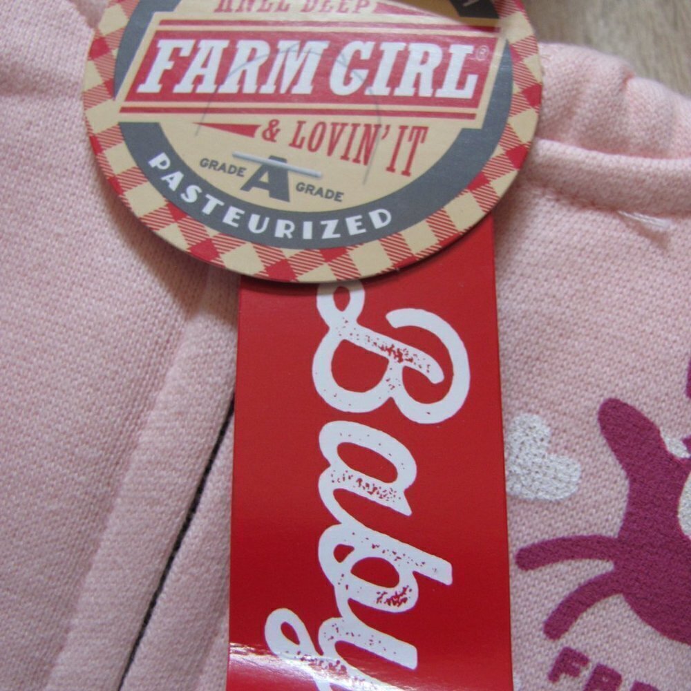 KNEE DEEP FARMGIRL INFANTS SWEATSHIRT BRAND NEW WITH TAGS SIZE 6-9 MONTHS KANGAR - Picture 6 of 8